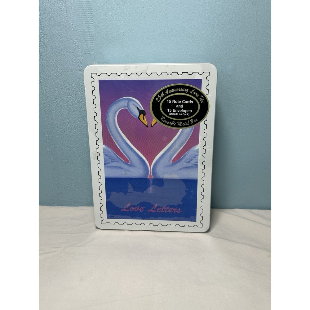 USPS Vintage 1997 Love Swans 32 Cent Stamp Stationary Envelopes New Sealed Set - Picture 1 of 6
